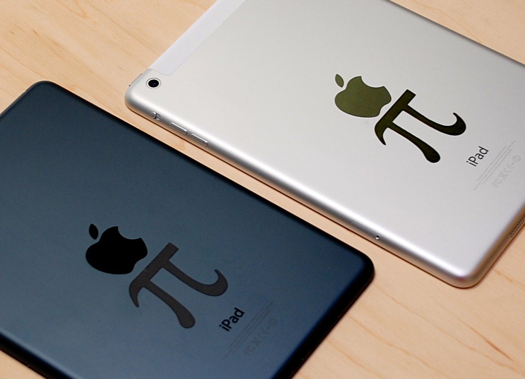 Apple Pi iPad Decal