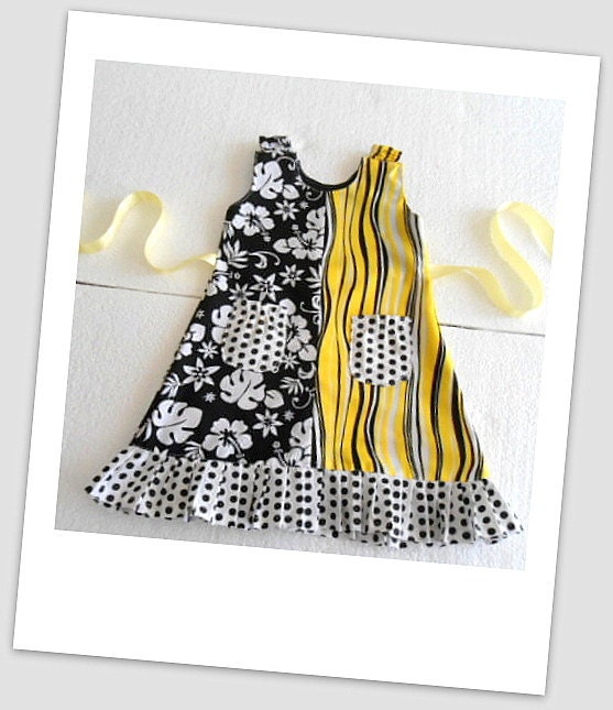 SEWING PATTERN Girls Dress, Instant Download, Easy Sundress Sewing Pattern , Brianna Paneled Sundress, Newborn to 8 years