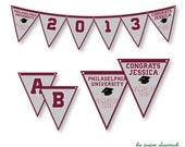 Graduation Printable Banner, High School Graduation Banner, College Graduation Banner Il_170x135