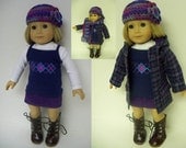 American Girl Doll Clothes - Seven Piece Preppy Winter Set