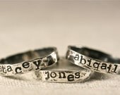 NEW ITEM 3 mm wide stamped stacking ring