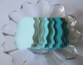 Blue Hues Wedding, Escort, Place cards, tags 100 pcs
