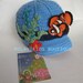 Crochet Boys Clownfish hat, Crochet Baby Nemo hat, Crochet Newsboy hat, Toddler boy hat, Finding Nemo Hat