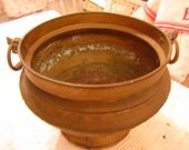 Vintage brass jardiner shabby chic cottage chic bohemian