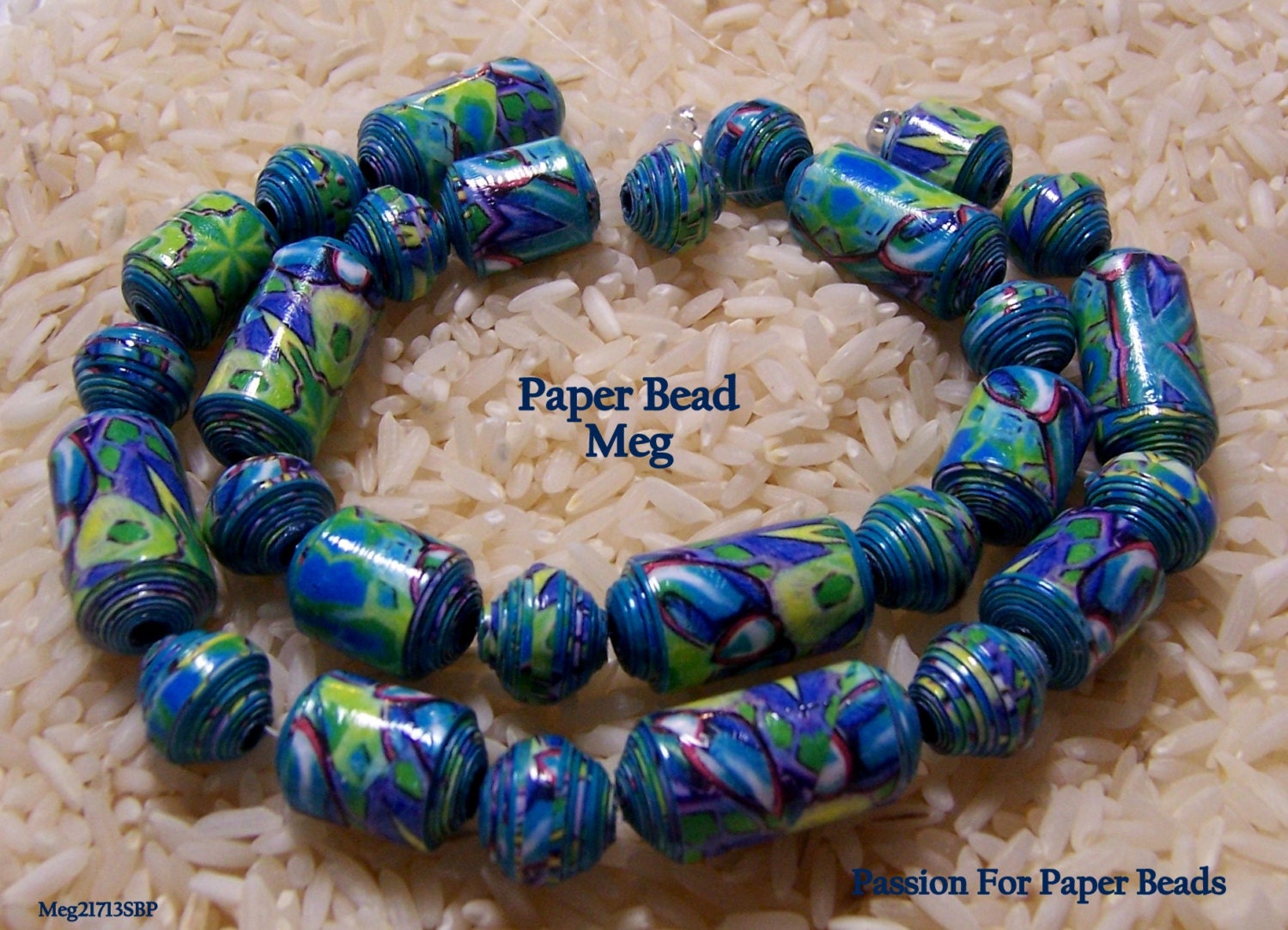 Paper Beads- Meg