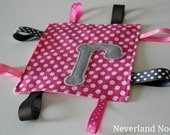 Personalized Crinkle Ribbon Sensory Toy - Crinkle Chevron Blanket - Crinkle Toy - Sensory Baby Toy - Riley Blake Chevron Fabric - Easter