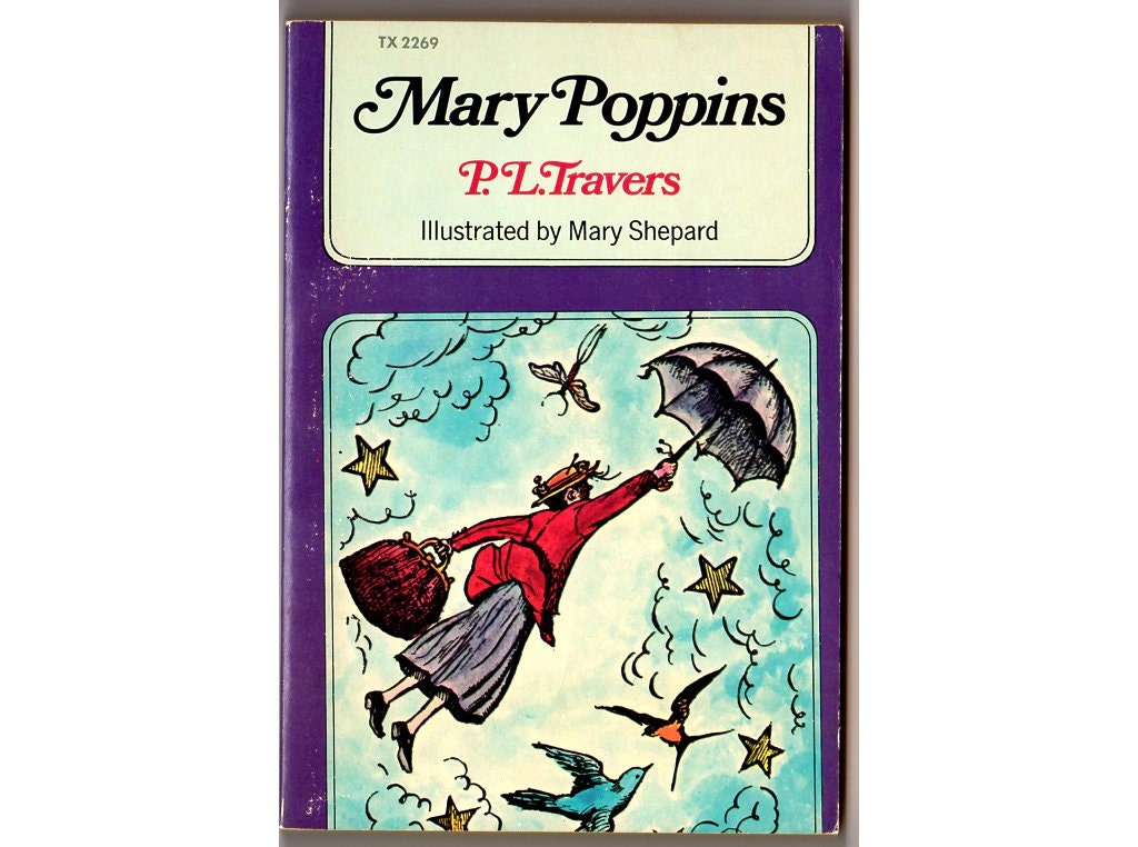 Mary Poppins Vintage Childrens Book 1972 Scholastic 1st Printing