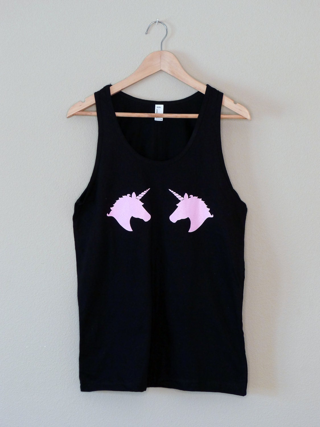 Black Unicorn Tank - hunnybunnyinc