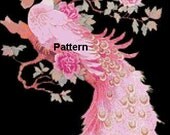 Peacock N3. Cross Stitch Pattern.  PDF Files. Free shipping.