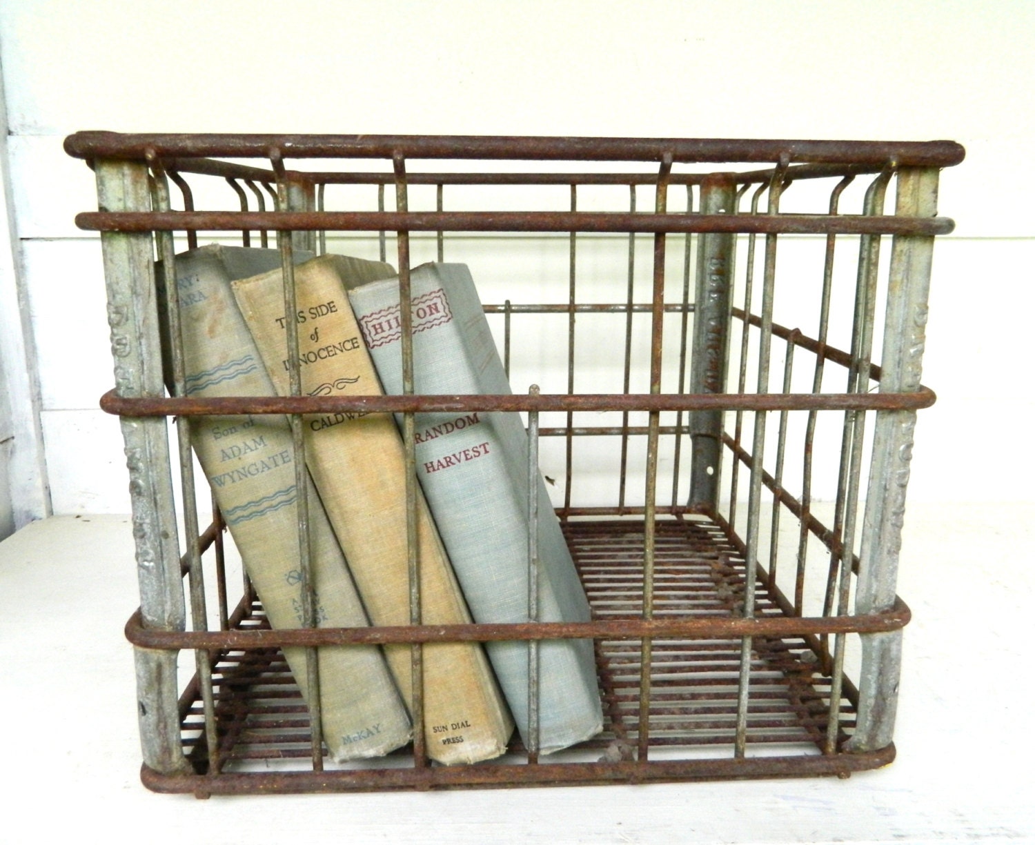 Vintage Milk Crate Metal