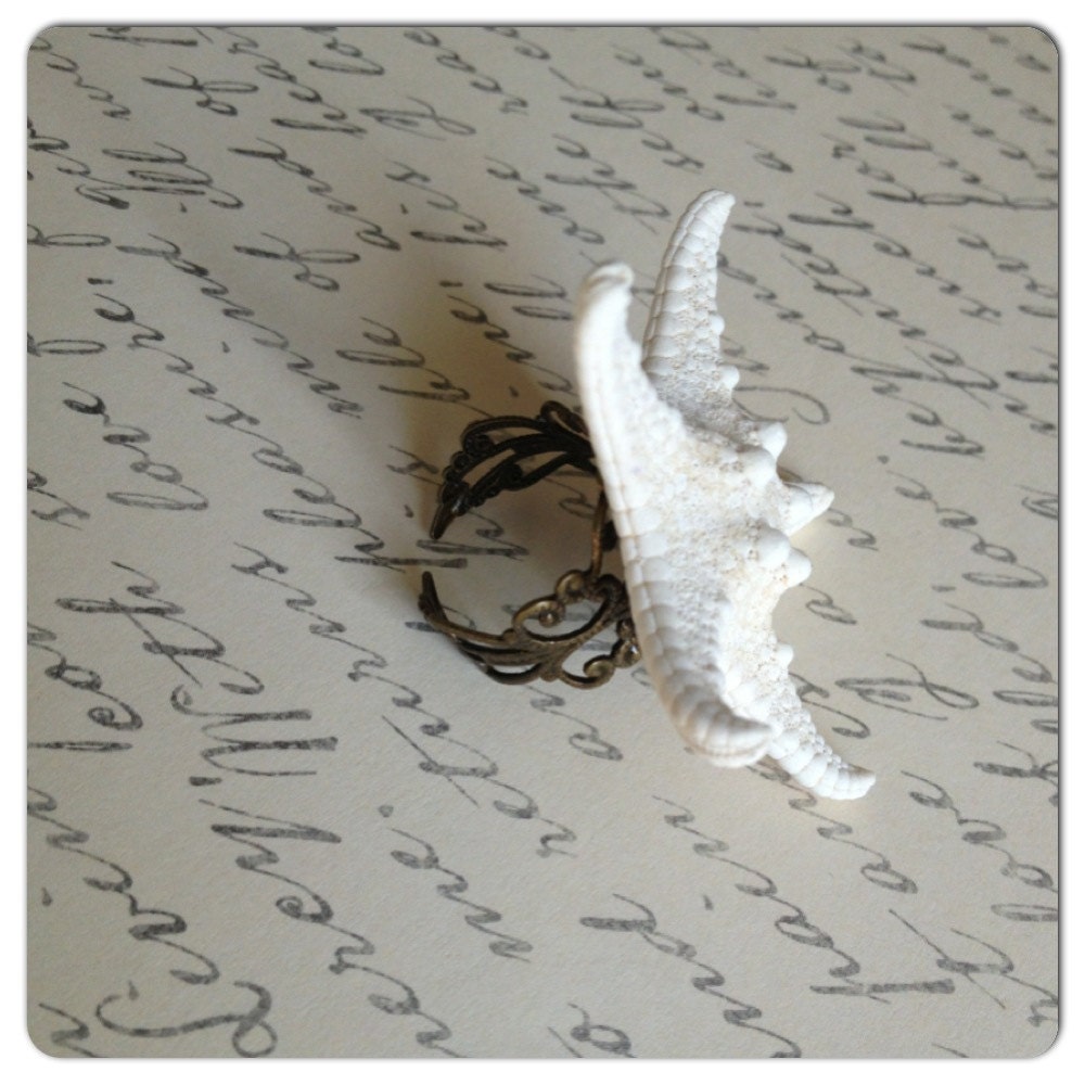 Knobby Starfish Ring