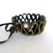 Bracelet Zipper design - black, Infinity Styles, vintage zipper - eco friendly, zipper art,recycled jewelry