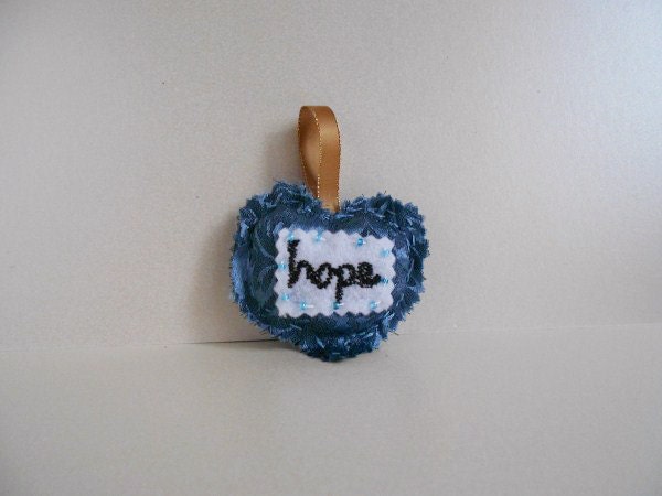 Just Pure Hope Heart Ornament