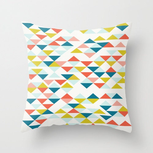 Pillow Cover, Triangles Pillow, Throw Pillow, Nursery Room Pillow, 16x16 Pillow Decorative, Home Decor -  Colombia