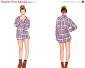 FESTIVAL SALE Vintage Men's and Women's Plaid Western Style Long Sleeve Shirt
