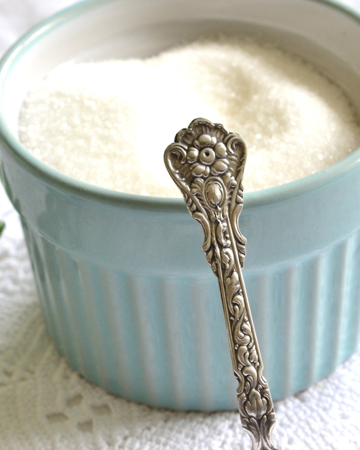 Candy sugar or bonbon spoon vintage Swedish silver plate vintage wedding