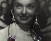 Amethyst dangle earrings