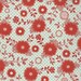 PB & J - Toasted Floral in Creamy (Aqua/Red) - 30322 11 - Basic Grey for Moda - 1 yard, Additional Available