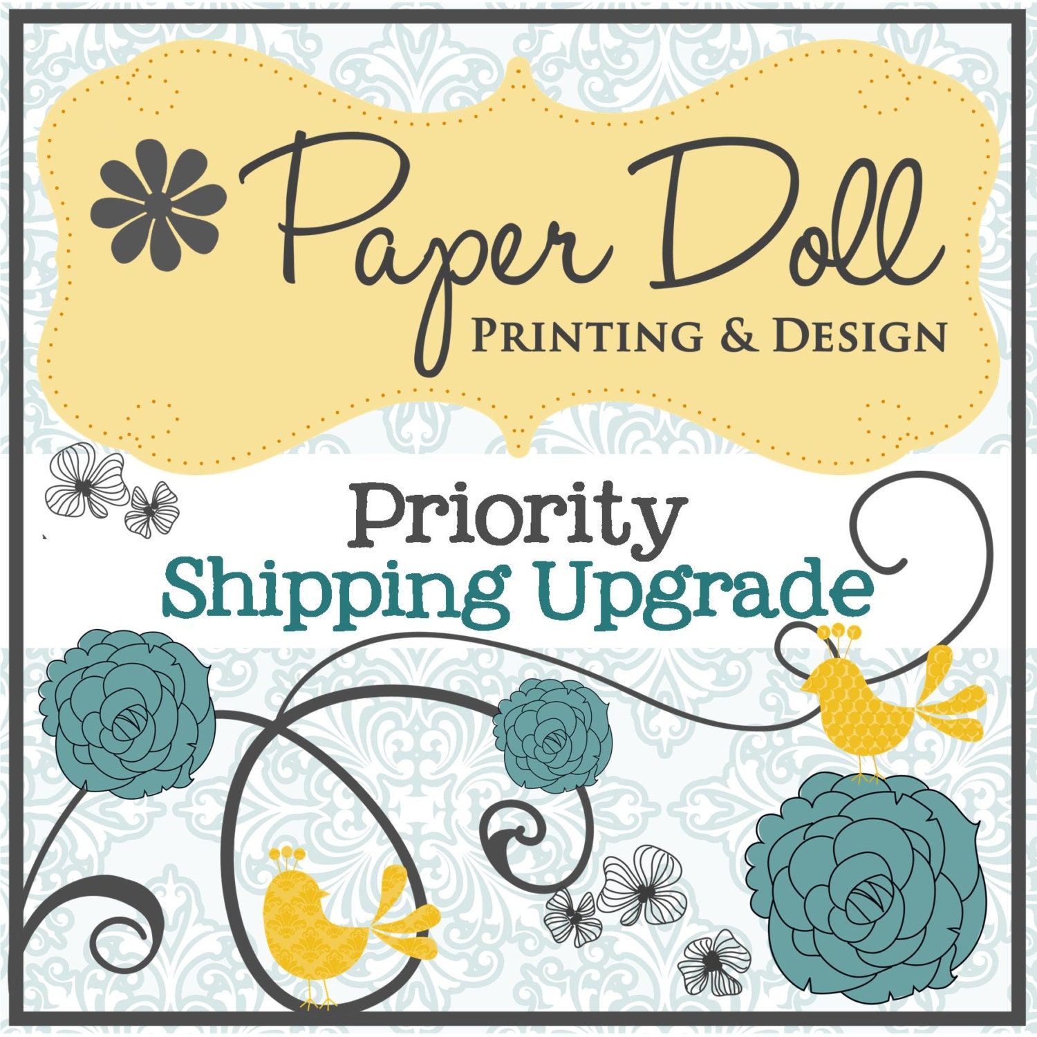 Priority Shipping Upgrade Listing