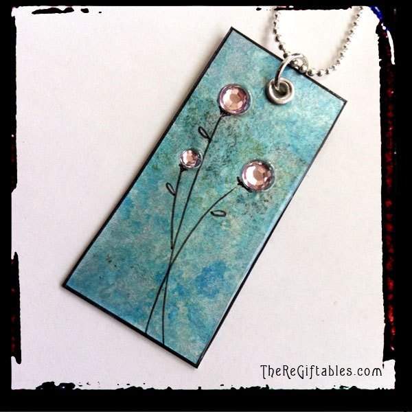 Re-Carded Pink Blooms Necklace