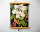 Mini Printed Fabric Vintage Style School Chart with Wood Trim - Magnolia (9" x12")