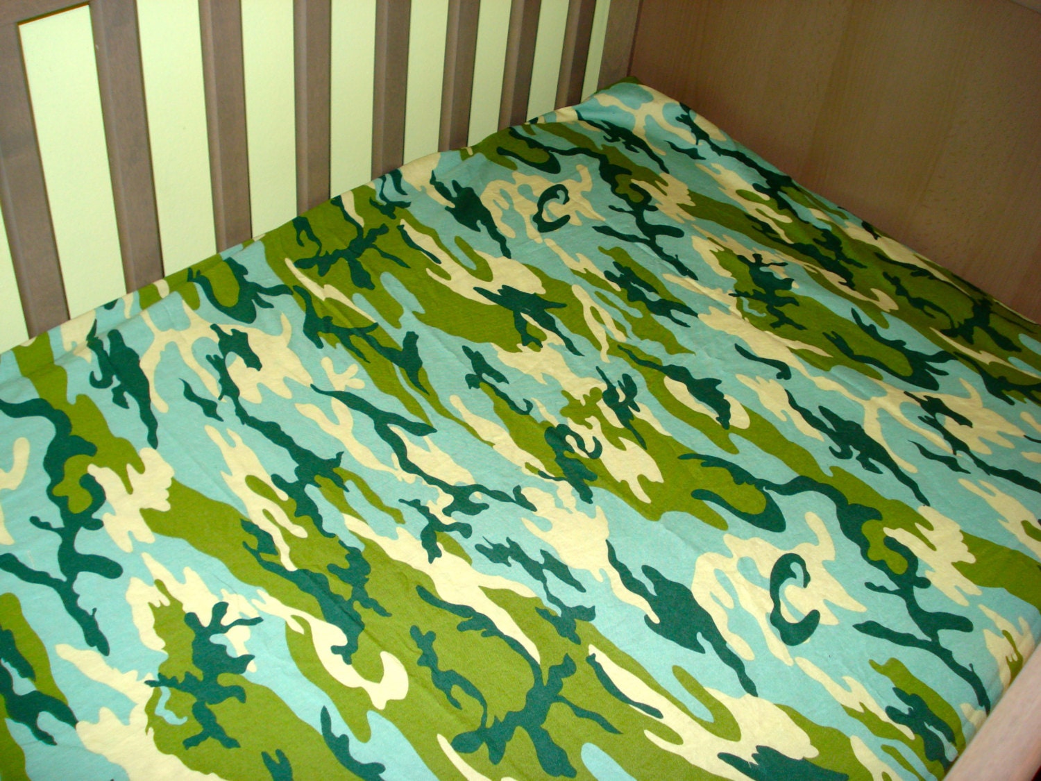 Cool Camo Crib Sheets