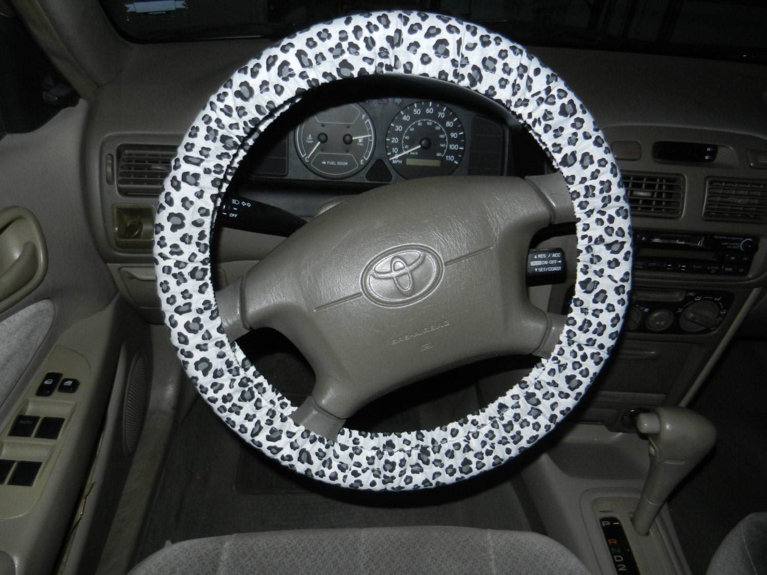 Cheetah Steering Wheel Cover