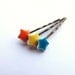 2 cute star bobby pins yellow orange turquoise antique bronze hair clips Summer time