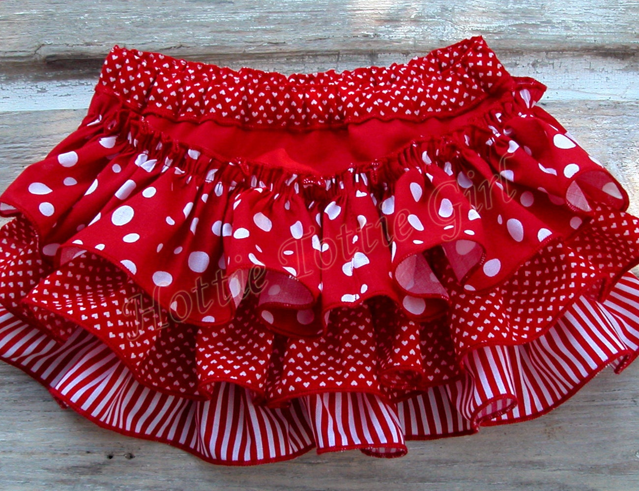 Valentines Day Ruffle Diaper Cover Ruffle Bloomers Baby Bloomers Newborn Toddler Red White Polka Dots, Stripes & Hearts Bella Baby Blu 6296