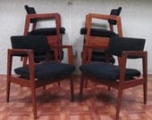 Set of 6 Gunlocke Armchairs - Reupholstered