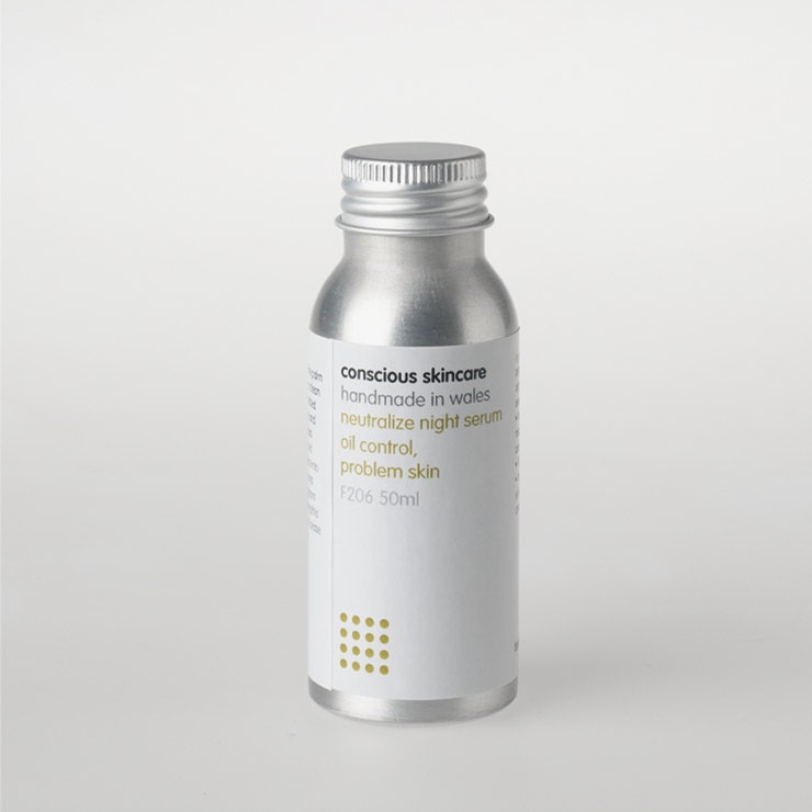 Organic Face Serum for Oily, Problem Skin. Vegan. Organic Skincare.100% Chemical Free. 5ml SAMPLE size.