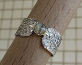 Chrysoberyl cats eye High quality - 0.75 carat - Deco band ring - size 9
