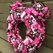 10" Minnie Moust theme Ribbon Wreath in Pink and Brown