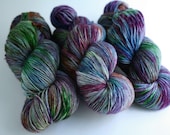 NEW base Penelope Sock 80/20 SW BFL and nylon in You've Been Pollocked by Skeinny Dipping