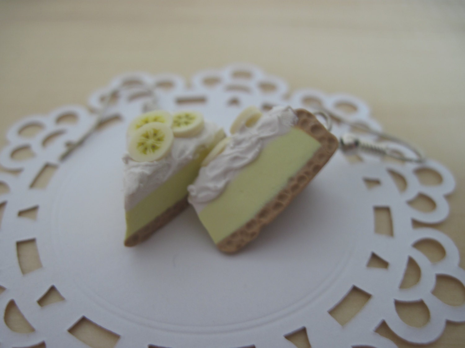 Banana Cream Pie Earrings