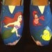 Custom Hand Painted Shoes - Little Mermaid Toms