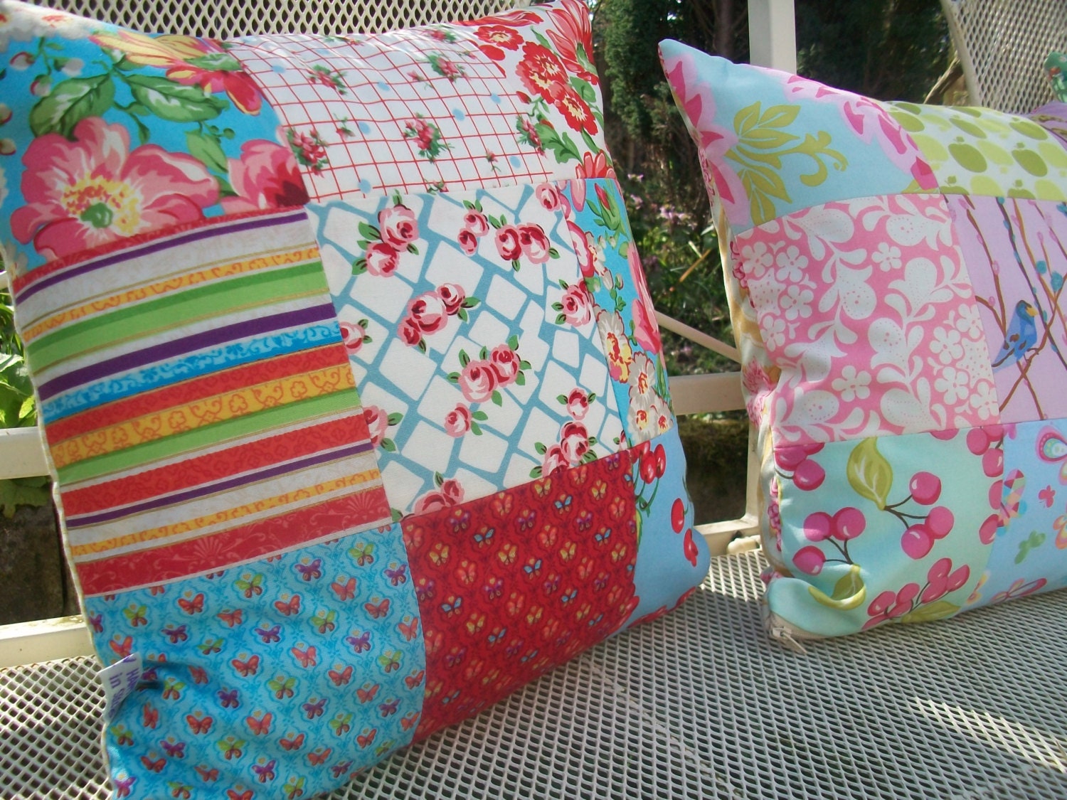 Patchwork cushion pillow cover