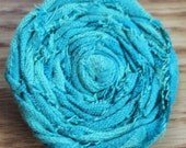 Women's Jumbo Flower Wrap Scrap Hair Clip,  Made from Upcycled KoKaDi Nixe