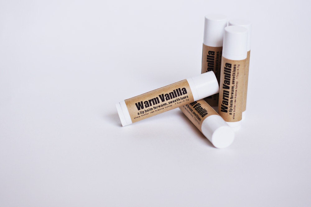 Warm Vanilla and Honey Lip Balm