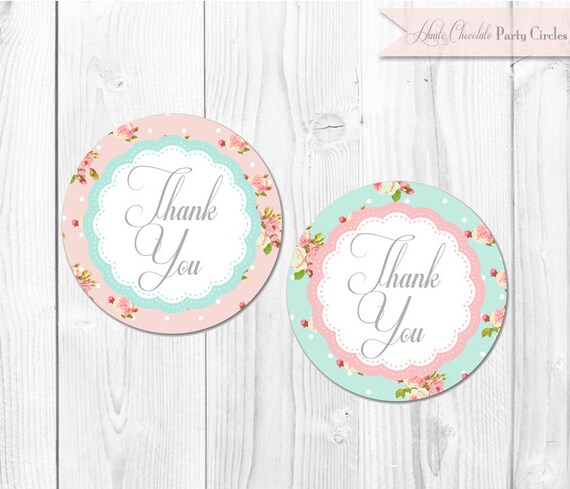 Shabby Chic Favor Tags - DIY Printable Vintage Inspired Favor Tags Il_570xn