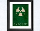 Exposed print - Hulk minimal illustration
