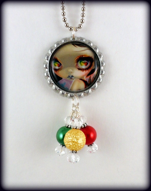 Jasmine Becket-Griffith  " Faces of Faery 198 "  Necklace