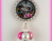 Jasmine Becket-Griffith  " Attracting Butterflies "  Necklace