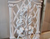 Vintage Dart Wall Plaque Shabby Chic Romantic Home Cottage Bungalow