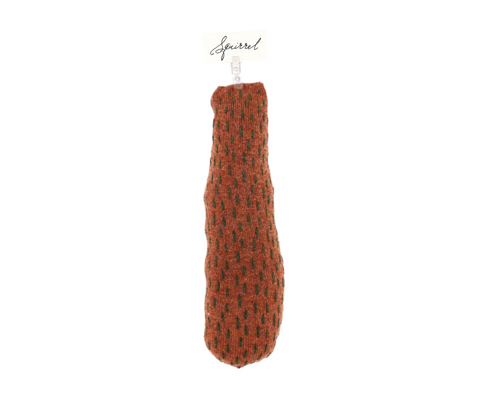 Animal tail - Squirrel - pretend, soft knitted toy