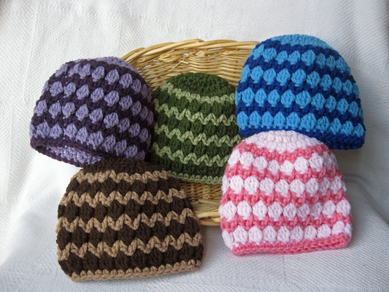 RTS PICK ONE Crochet 3-6 month lil Mudpie Baby Hat or Beanie, accessory, Photo Prop Gift