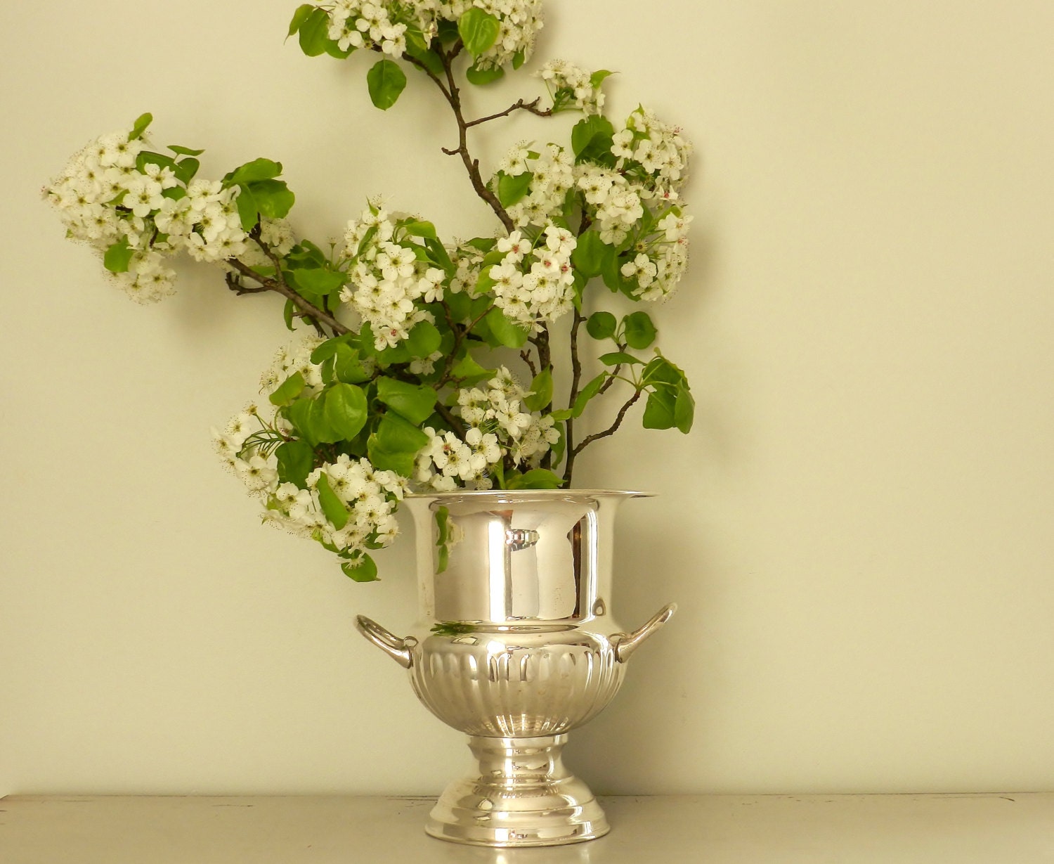 Silver Plated Champagne Bucket Chiller Vase Party Centerpiece Wedding Decor Summer Celebrations