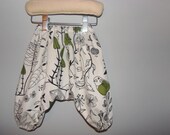 Toddler Girls Parachute Style Short or Bloomers-Graphic Floral-Sizes 3M to 18M