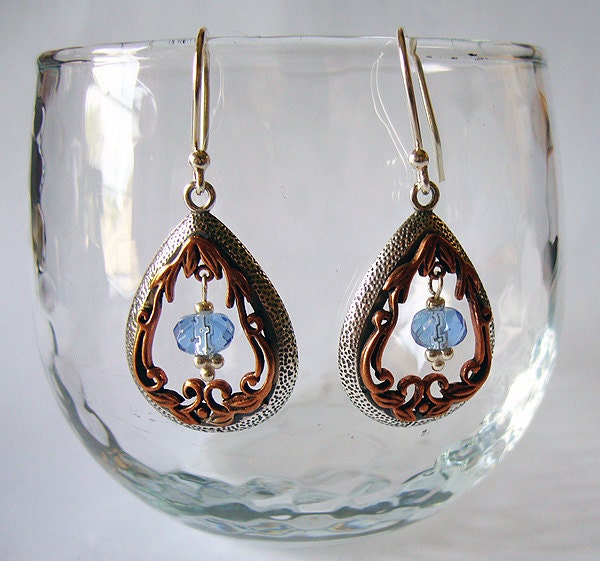 Nereid's Tears - Sterling Silver Teardrop Earrings