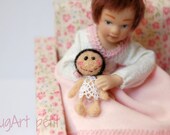 Primitive Doll's doll for a dollhouse